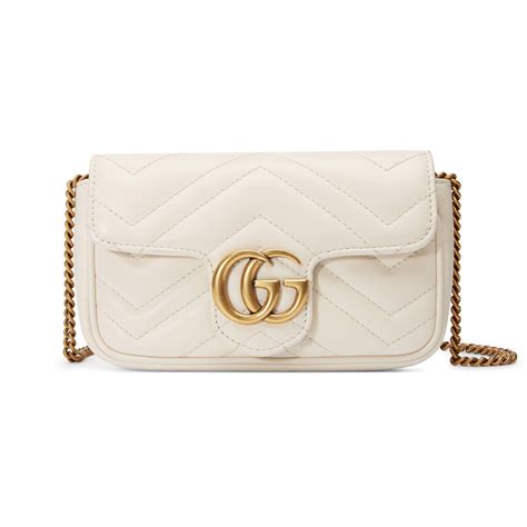 white small gucci hand bag|gucci white crossbody bag.